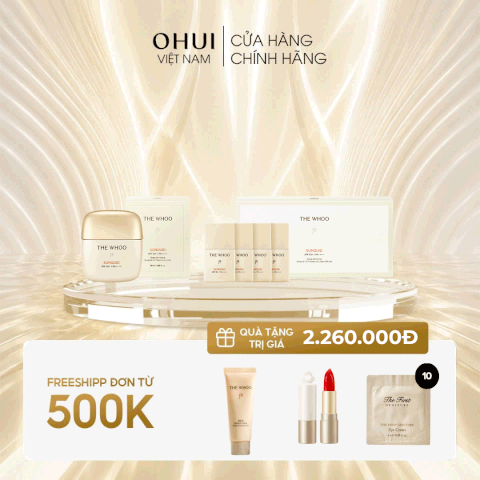 Bộ kem chống nắng Whoo Gongjinhyang Sunquid Uv Protective Lotion 5pcs Set