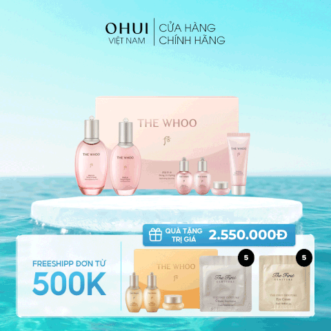 Bộ Dưỡng Ẩm Chống Lão Hóa Whoo Gongjinhyang Soo Vital Hydrating 2pcs