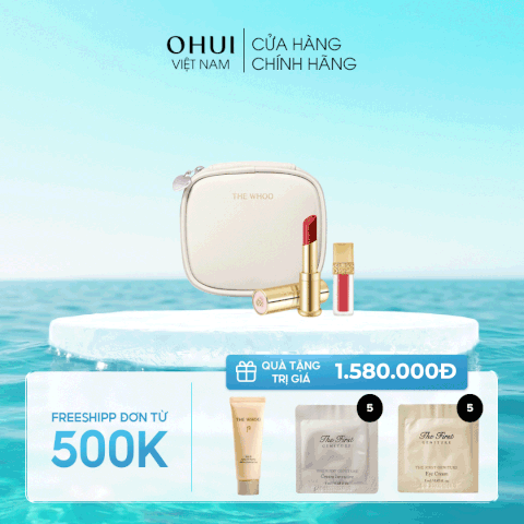 Bộ Son Dưỡng Môi Đông Y Whoo Glow Lip Balm Special Set Winered