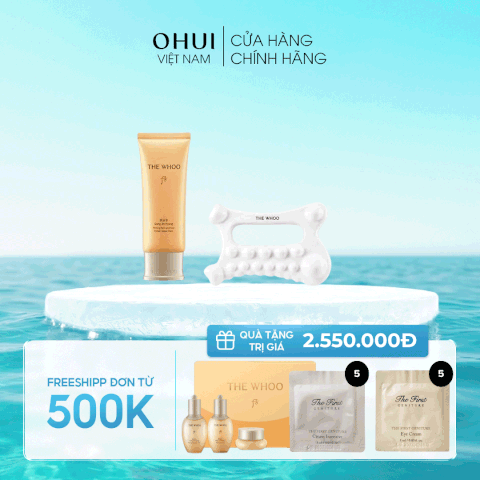 Mặt nạ ngủ Whoo vàng Gongjinhyang Firming Neck and Face Protein Repair Mask