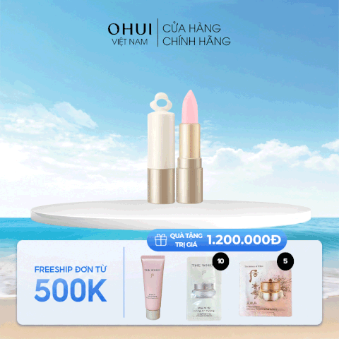 Bộ Son Dưỡng Môi Mini The Whoo Essential Lip Glow Balm No 01 Blush