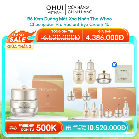 Bộ Kem Dưỡng Mắt Xóa Nhăn Cheongidan Pro Radiant Eye Cream 40