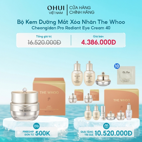Bộ Kem Dưỡng Mắt Xóa Nhăn Cheongidan Pro Radiant Eye Cream 40