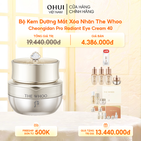 Bộ Kem Dưỡng Mắt Xóa Nhăn Cheongidan Pro Radiant Eye Cream 40
