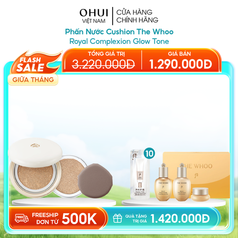 Phấn Nước Cushion The Whoo Royal Complexion Glow