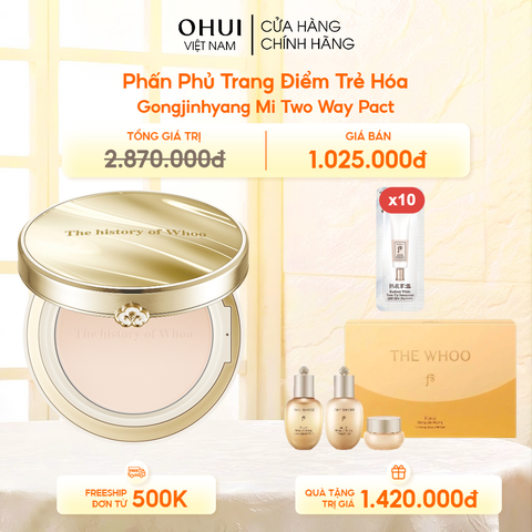 Phấn Phủ Trang Điểm Trẻ Hóa Gongjinhyang Mi Two Way Pact