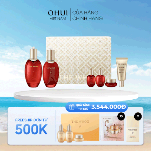 Bộ dưỡng da chống lão hóa Whoo Jinyulhyang 2pcs Y25