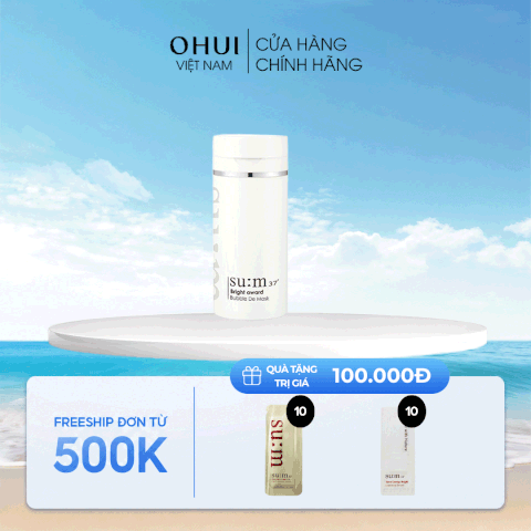 Mặt nạ sủi bọt Su:m37 Bright Award Bubble De Mask Pack