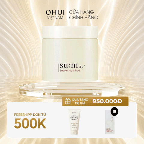 Bông tẩy trang dưỡng chất Su:m37 Secret Multi Pad