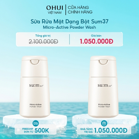 Sữa Rửa Mặt Dạng Bột Sum37 Micro-Active Powder Wash