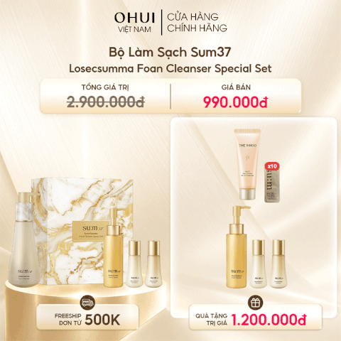 Bộ Làm Sạch Sum37 Losecsumma Foan Cleanser Special Set