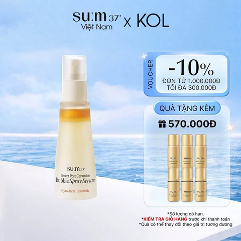 Xịt Khoáng Nước Thần Sum37 Secret Bubble Spray 60ml