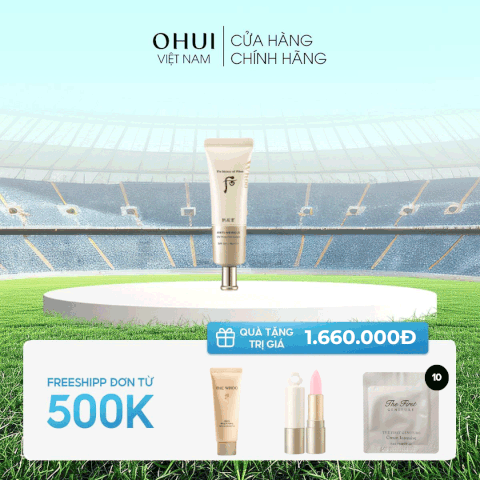 Kem chống nắng Whoo Vàng Anti Wrinkle UV Protective SPF50+, PA++++