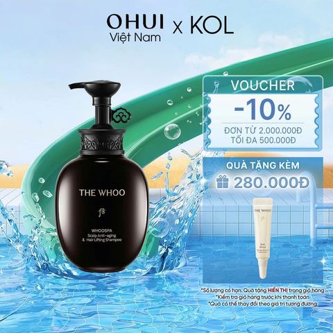 [KOL x OHUI] Dầu gội thảo dược Đông y Whoo Spa Scalp Aging Lift Shampoo
