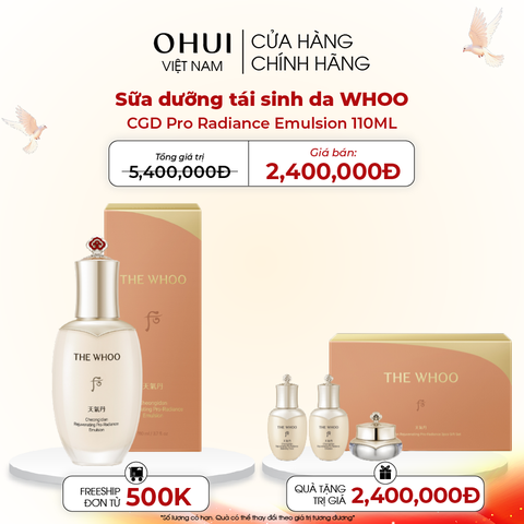Sữa dưỡng tái sinh Whoo Cheongidan Pro Radiant Emulsion