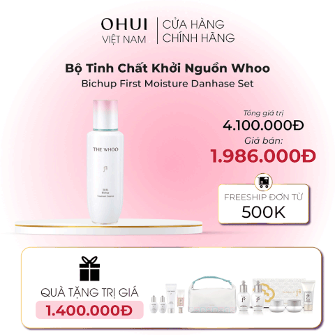 Bộ Tinh Chất Khởi Nguồn Whoo Bichup First Moisture Special Set