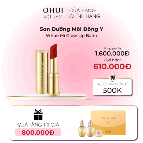 Son Dưỡng Môi Đông Y Whoo Mi Glow Lip Balm