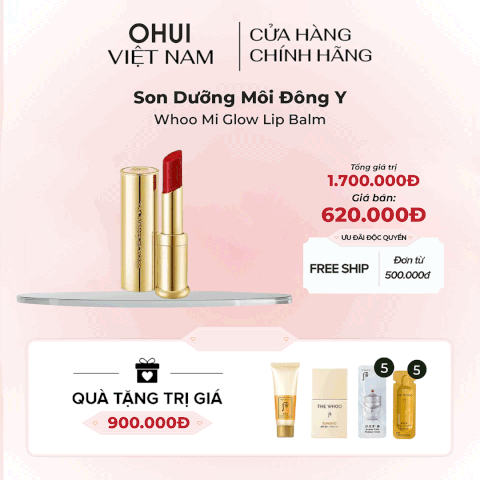 Son Dưỡng Môi Đông Y Whoo Mi Glow Lip Balm