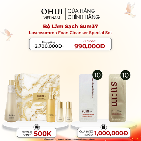 Bộ Làm Sạch Sum37 Losecsumma Foan Cleanser Special Set