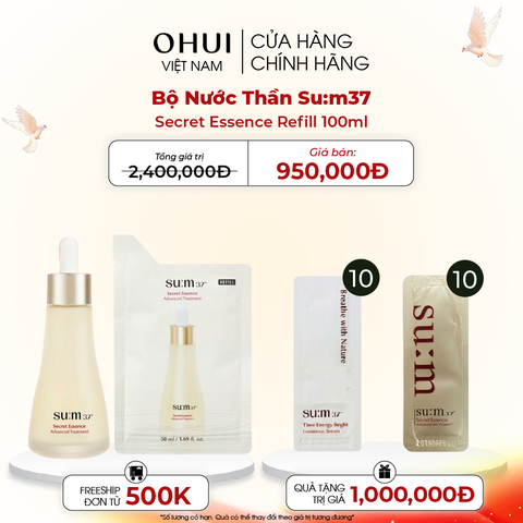 Bộ Nước Thần Su:m37 Secret Essence Refill 100ml