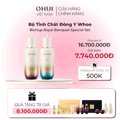 Bộ Tinh Chất Đông Y Whoo Bichup Royal Banquet Special Set