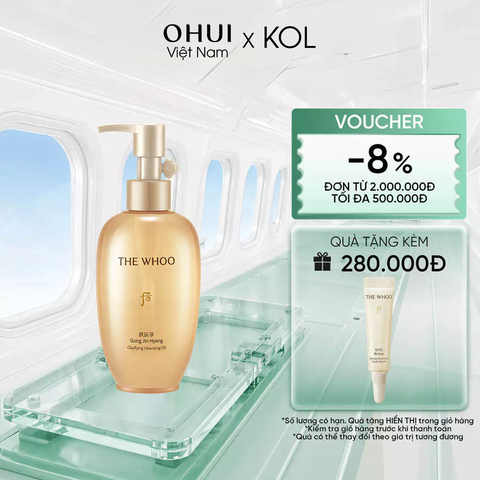 [KOL x OHUI] Dầu Tẩy Trang Whoo Gongjinhyang Clarifying Cleansing Oil