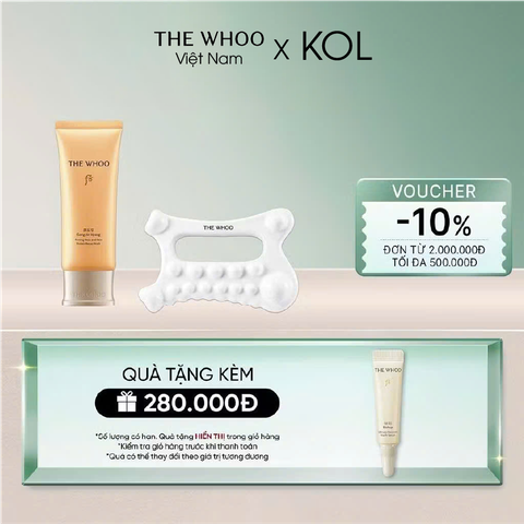 Mặt nạ ngủ Whoo vàng Gongjinhyang Firming Neck and Face Protein Repair Mask