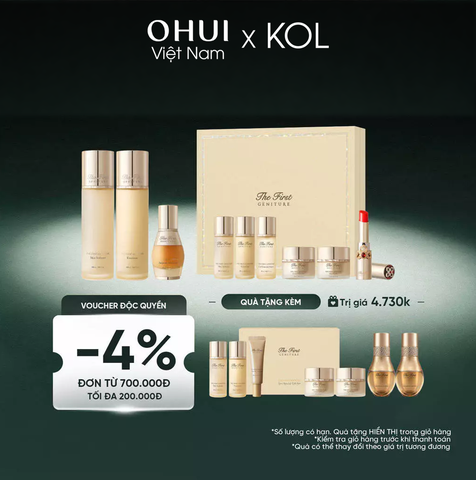 [KOL x OHUI] Bộ Dưỡng Da Ohui The First Geniture Signature Set