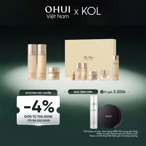 [KOL x OHUI] Bộ Dưỡng Da Ohui The First Geniture 3pcs Special Set Y25