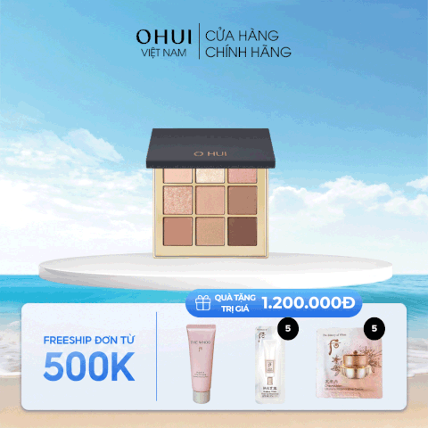Bảng Phấn Mắt OHUI Real Color Eye Palette 9 Màu