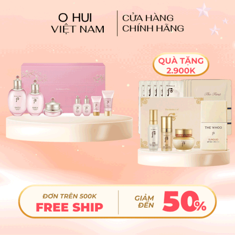 Bộ Dưỡng Ẩm Chống Lão Hóa Whoo Gongjinhyang Soo Special 3pcs Set NY23