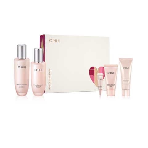 Bộ Dưỡng Ẩm Ohui Miracle Moisture Pink Barrier 2pcs Special Set