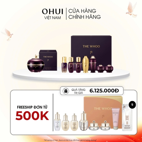 Bộ Dưỡng Da Kiệt Tác Hoàn Lưu Cao Whoo Imperial Youth Master Cream Thế Hệ 5