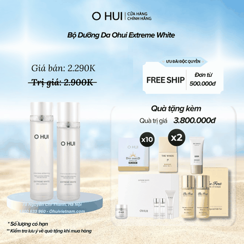 Bộ Dưỡng Da Ohui Extreme White 7pcs Special Set