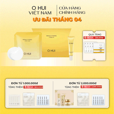 Bộ Dưỡng Da OHUI Miracle Toning 2 Step Kit