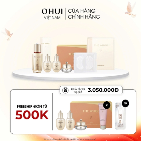 Bộ dưỡng da Whoo Bichup Ultimate Recovery Youth Serum Patch Set