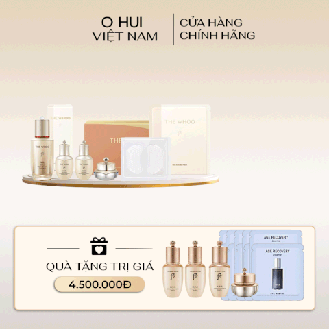 Bộ dưỡng da Whoo Bichup Ultimate Recovery Youth Serum Patch Set