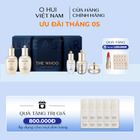 Bộ Dưỡng Da Whoo Cheongidan Pro Radiant Trial Special Set