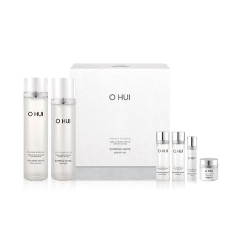 [KOL x OHUI]Bộ 6 món dưỡng trắng chuyên sâu toàn diện cao cấp OHUI Extreme White 6pcs