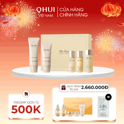 Bộ Kem Chống Nắng OHUI The First Geniture Vitamin UV Defence 2pcs Set