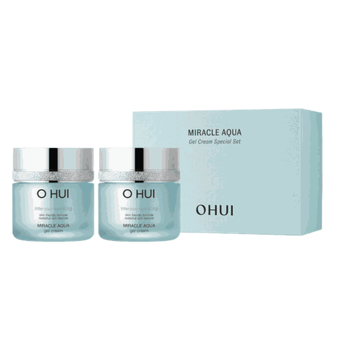 [KOL x OHUI] Bộ Kem Dưỡng Da Cấp Ẩm Ohui Miracle Aqua 2pcs