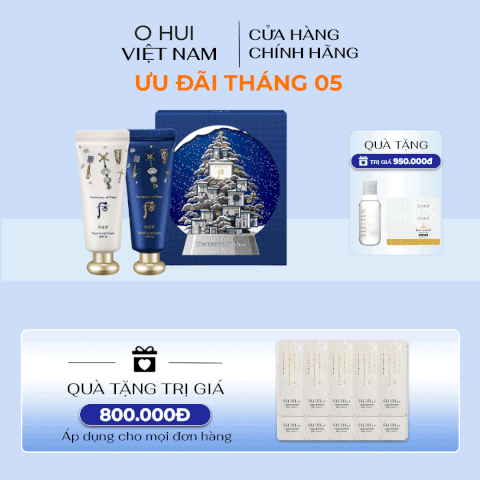 Bộ Kem Dưỡng Da Tay Whoo Gongjinhyang Royal Hand Cream Special Set