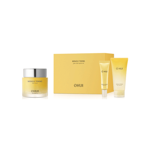 Bộ Kem Dưỡng Ohui Miracle Toning Glow Cream Special Set