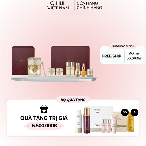 Bộ kem dưỡng trẻ hóa da từ bột kim cương OHUI The First Diadein Solitaire Cream