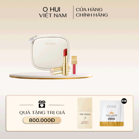 Bộ Son Dưỡng Môi Đông Y Whoo Glow Lip Balm Special Set Winered