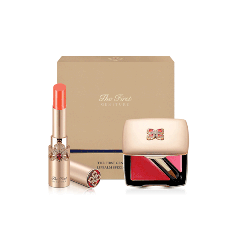 Bộ Son Dưỡng Môi OHUI The First Geniture Lipbalm Coral Set