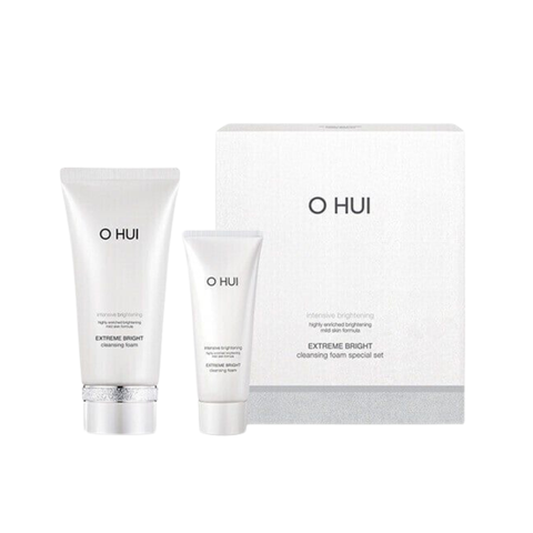 [KOL x OHUI] Bộ sữa rửa mặt dưỡng trắng da OHUI Extreme Bright Cleansing Foam