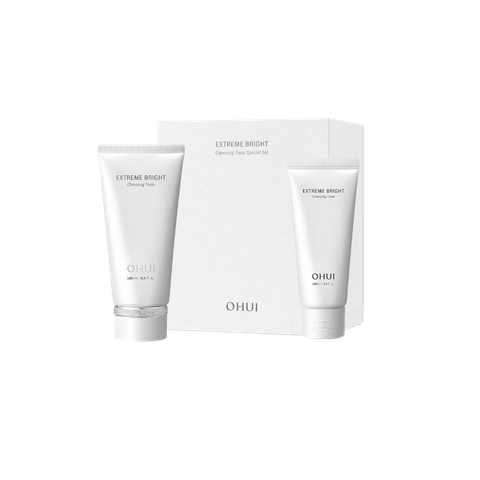 Bộ sữa rửa mặt dưỡng trắng da OHUI Extreme Bright Cleansing Foam