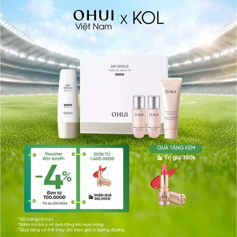 [KOL x OHUI] Set Kem Chống Nắng Ohui Day Shield Perfect Sun Black
