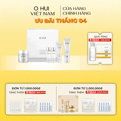 Bộ Kem Dưỡng Trắng Da Ohui Extreme White Cream Special Set